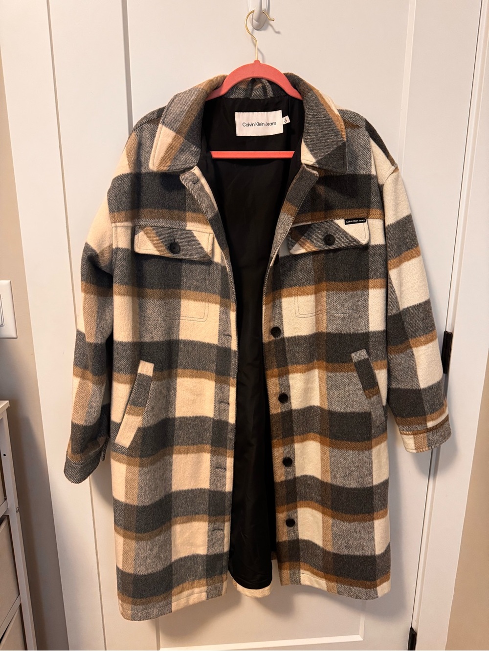 Calvin Klein Plaid Jacket